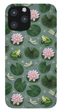 Load image into Gallery viewer, Frog and Lotus Pattern - Phone Case
