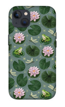 Load image into Gallery viewer, Frog and Lotus Pattern - Phone Case