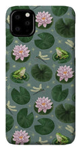 Load image into Gallery viewer, Frog and Lotus Pattern - Phone Case