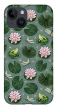 Load image into Gallery viewer, Frog and Lotus Pattern - Phone Case