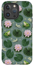 Load image into Gallery viewer, Frog and Lotus Pattern - Phone Case