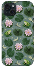 Load image into Gallery viewer, Frog and Lotus Pattern - Phone Case
