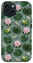Load image into Gallery viewer, Frog and Lotus Pattern - Phone Case