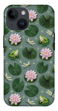 Load image into Gallery viewer, Frog and Lotus Pattern - Phone Case