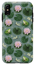 Load image into Gallery viewer, Frog and Lotus Pattern - Phone Case