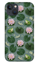Load image into Gallery viewer, Frog and Lotus Pattern - Phone Case