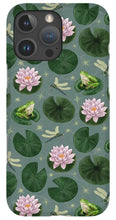 Load image into Gallery viewer, Frog and Lotus Pattern - Phone Case