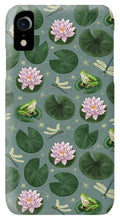 Load image into Gallery viewer, Frog and Lotus Pattern - Phone Case