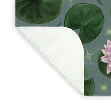 Load image into Gallery viewer, Frog and Lotus Pattern - Blanket