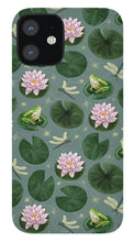 Load image into Gallery viewer, Frog and Lotus Pattern - Phone Case