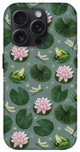 Load image into Gallery viewer, Frog and Lotus Pattern - Phone Case
