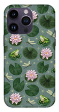 Load image into Gallery viewer, Frog and Lotus Pattern - Phone Case