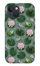 Load image into Gallery viewer, Frog and Lotus Pattern - Phone Case