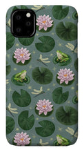 Load image into Gallery viewer, Frog and Lotus Pattern - Phone Case