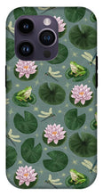 Load image into Gallery viewer, Frog and Lotus Pattern - Phone Case