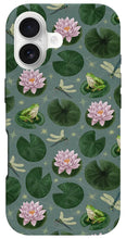 Load image into Gallery viewer, Frog and Lotus Pattern - Phone Case