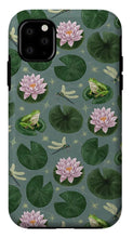 Load image into Gallery viewer, Frog and Lotus Pattern - Phone Case
