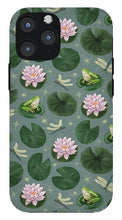 Load image into Gallery viewer, Frog and Lotus Pattern - Phone Case