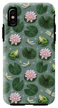 Load image into Gallery viewer, Frog and Lotus Pattern - Phone Case