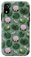 Load image into Gallery viewer, Frog and Lotus Pattern - Phone Case