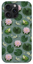 Load image into Gallery viewer, Frog and Lotus Pattern - Phone Case