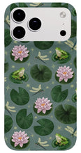 Load image into Gallery viewer, Frog and Lotus Pattern - Phone Case