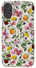 Load image into Gallery viewer, Fruit and Flower Blossoms Pattern - Phone Case