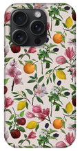 Load image into Gallery viewer, Fruit and Flower Blossoms Pattern - Phone Case