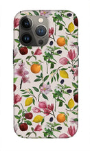 Load image into Gallery viewer, Fruit and Flower Blossoms Pattern - Phone Case