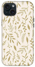 Load image into Gallery viewer, Gold Falling Leaves Pattern - Phone Case