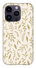 Load image into Gallery viewer, Gold Falling Leaves Pattern - Phone Case