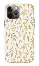 Load image into Gallery viewer, Gold Falling Leaves Pattern - Phone Case