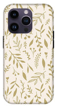 Load image into Gallery viewer, Gold Falling Leaves Pattern - Phone Case