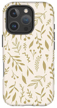 Load image into Gallery viewer, Gold Falling Leaves Pattern - Phone Case
