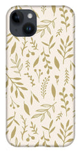 Load image into Gallery viewer, Gold Falling Leaves Pattern - Phone Case