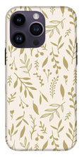Load image into Gallery viewer, Gold Falling Leaves Pattern - Phone Case