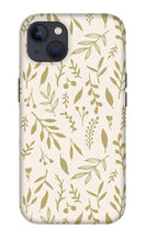Load image into Gallery viewer, Gold Falling Leaves Pattern - Phone Case