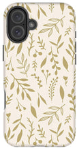 Load image into Gallery viewer, Gold Falling Leaves Pattern - Phone Case