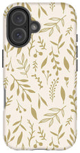 Load image into Gallery viewer, Gold Falling Leaves Pattern - Phone Case