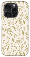 Load image into Gallery viewer, Gold Falling Leaves Pattern - Phone Case