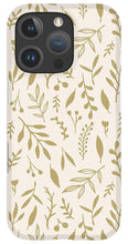 Load image into Gallery viewer, Gold Falling Leaves Pattern - Phone Case