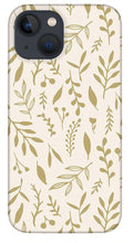 Load image into Gallery viewer, Gold Falling Leaves Pattern - Phone Case