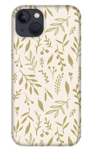 Load image into Gallery viewer, Gold Falling Leaves Pattern - Phone Case