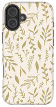 Load image into Gallery viewer, Gold Falling Leaves Pattern - Phone Case