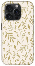 Load image into Gallery viewer, Gold Falling Leaves Pattern - Phone Case