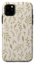 Load image into Gallery viewer, Gold Falling Leaves Pattern - Phone Case