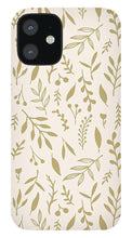 Load image into Gallery viewer, Gold Falling Leaves Pattern - Phone Case