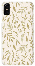 Load image into Gallery viewer, Gold Falling Leaves Pattern - Phone Case
