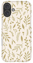 Load image into Gallery viewer, Gold Falling Leaves Pattern - Phone Case