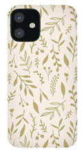 Load image into Gallery viewer, Gold Falling Leaves Pattern - Phone Case